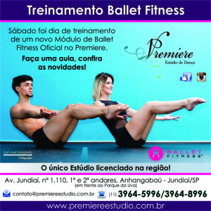 Treinamento de um novo Módulo de Ballet Fitness Oficial by Betina Dantas no Premiere Estúdio de Dança com Luan Rattacaso