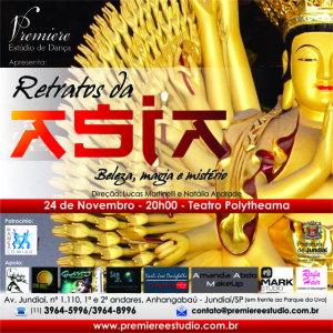 Retratos da Ásia - Beleza, Magia e Mistério - Premiere estúdio de Dança - Teatro Polytheama Jundiaí 2
