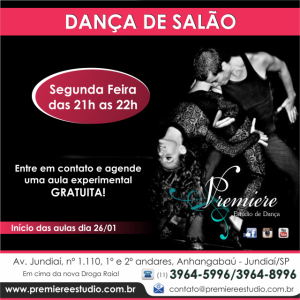 Nova turma de Dança de Salão - Bolero, Sertanejo, Forró, Samba, Soltinho - Premiere Estúdio de Dança Jundiaí SP