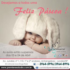 Feliz Páscoa - Premiere Estúdio de Dança Jundiaí/SP
